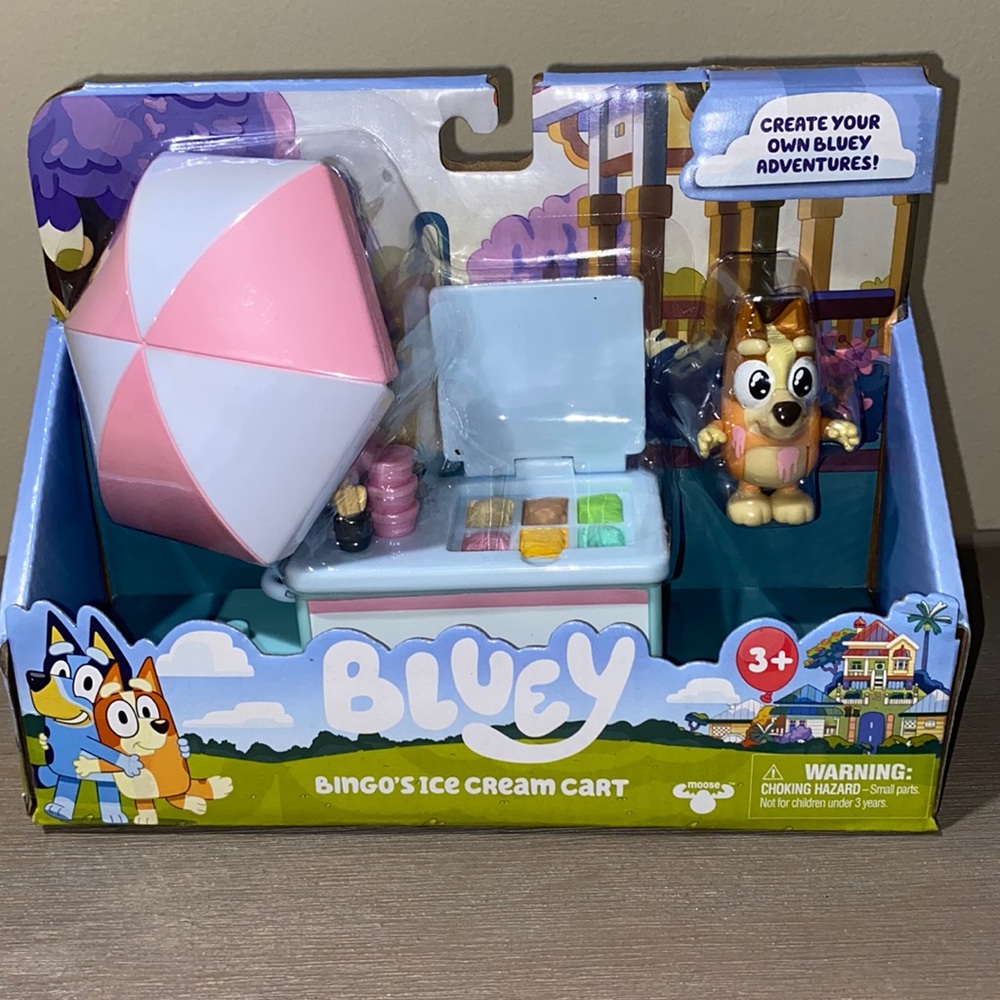 Bingo’s Ice Cream Cart Bluey Playset NEW